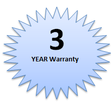 3 year warranty